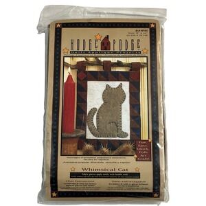 Vintage Hodge Podge Felt Quilt Applique Project Whimsical‎ Cat Art HP183 New NOS